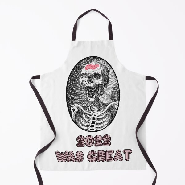 Item preview, '2022 was great' Skull Design - Retro Illustration Design for T-shirts, mugs, phone cases and other accessories designed and sold by Ridiculam Toga.