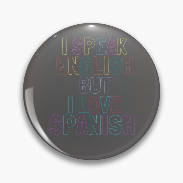 Item preview, i speak english but i love in spanish designed and sold by MrSameeraTop.