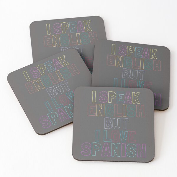 Item preview, i speak english but i love in spanish designed and sold by MrSameeraTop.