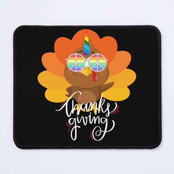 Item preview, Happy Turkeycorn Rainbow Peace Sign Sunglasses Thanksgiving designed and sold by YoungESC.