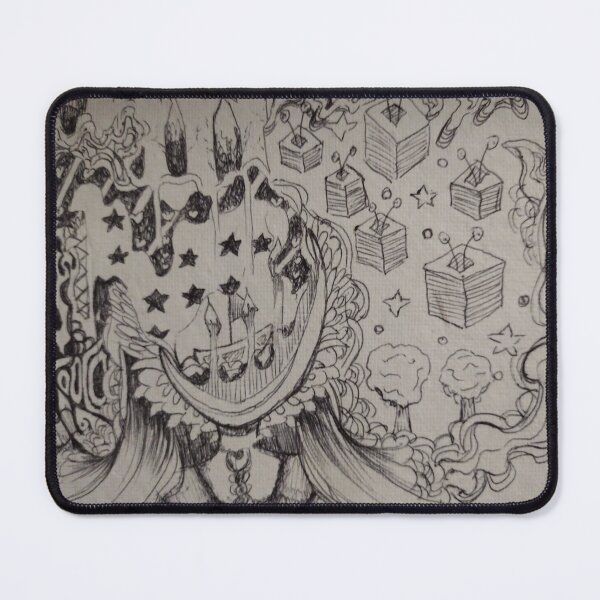 Item preview, surreal art with candles and stars designed and sold by meimeidesu.