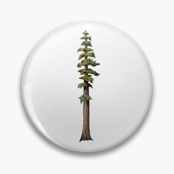 Item preview, California Coastal Redwood Watercolor designed and sold by aliceready8.