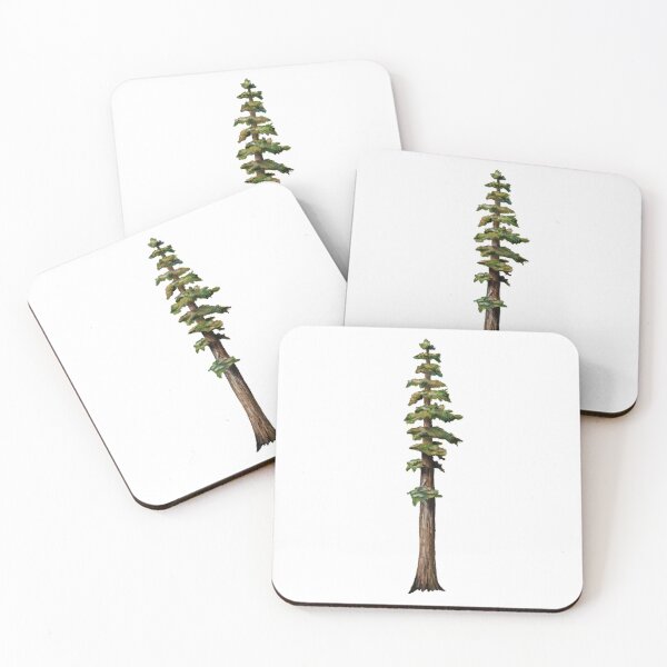 Item preview, California Coastal Redwood Watercolor designed and sold by aliceready8.