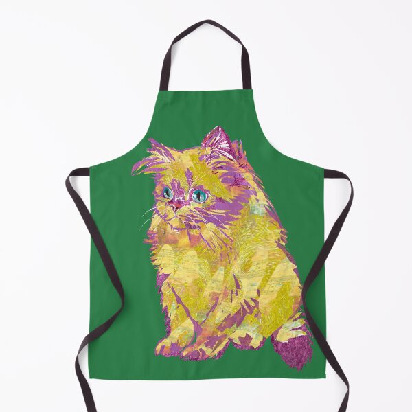 Item preview, Yellow Persian Kitten illustration designed and sold by ginaisarty.