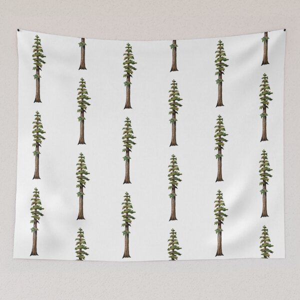 Item preview, California Coastal Redwood Watercolor designed and sold by aliceready8.
