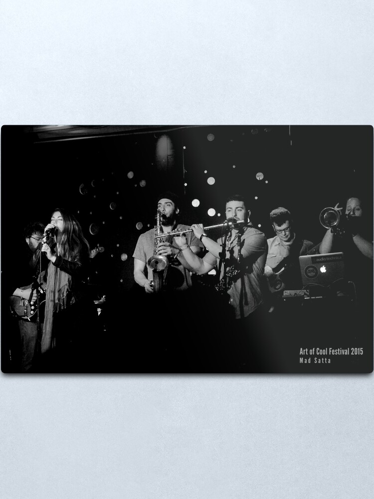 Alternate view of Mad Satta at Art of Cool Festival Metal Print