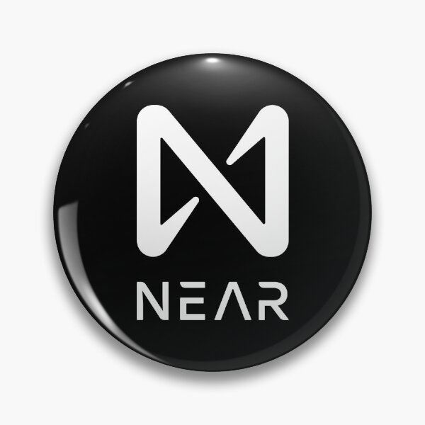 Item preview, Near Protocol NEAR Crypto Altcoin - Clean Stacked White Logo Variant #2 designed and sold by CryptoMoods.