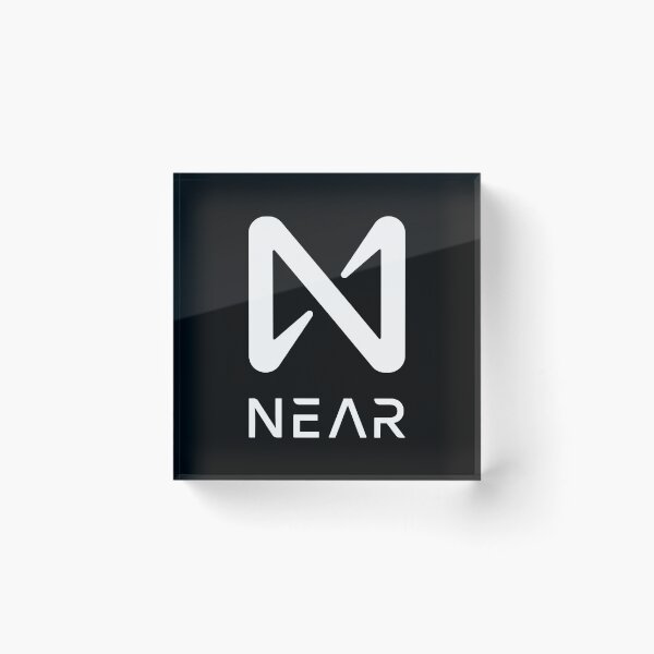 Item preview, Near Protocol NEAR Crypto Altcoin - Clean Stacked White Logo Variant #2 designed and sold by CryptoMoods.