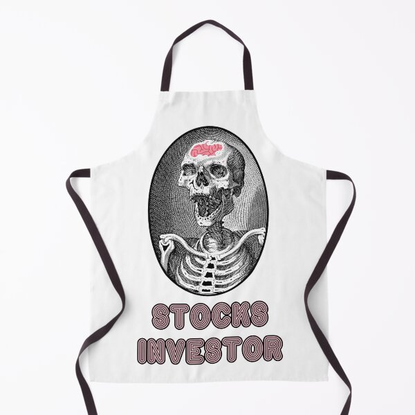 Item preview, 'Stocks Investor' Skull Design - Retro Illustration Design for T-shirts, mugs, phone cases and other accessories designed and sold by Ridiculam Toga.