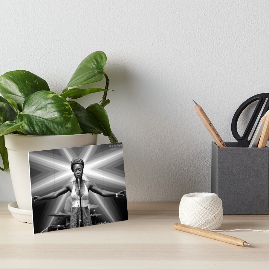 YahZarah St. James at Art of Cool Festival Art Board Print