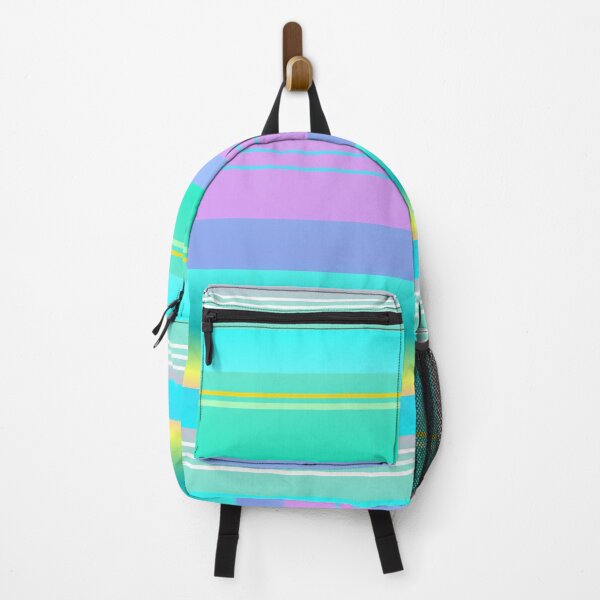 Item preview, Lilac turquoise line pattern | Lilac turquoise color combination pattern designed and sold by lausn.