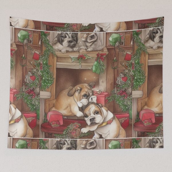 Item preview, Bulldogs celebrate Christmas 5 designed and sold by AnadAA.