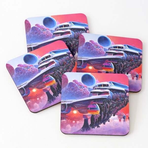 Item preview, Sunset Spaceship designed and sold by NeteroShop.