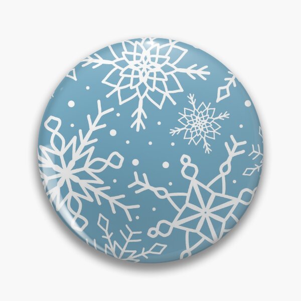 Item preview, Ice Blue Snowflake Pattern designed and sold by seasprayart.