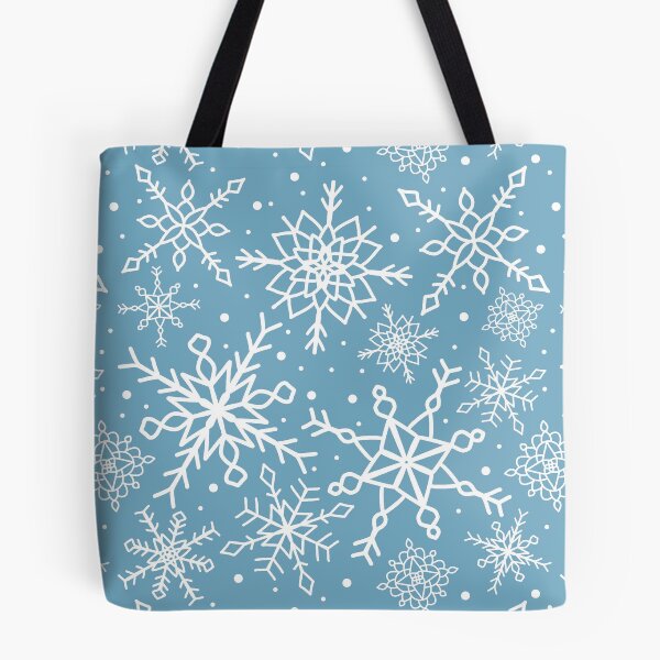 Item preview, Ice Blue Snowflake Pattern designed and sold by seasprayart.