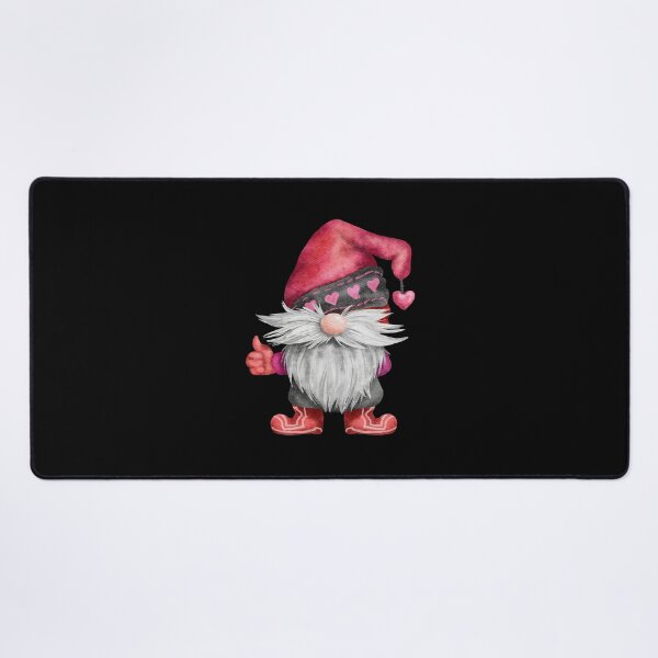 Cheeky Gnome Heart Desk Mat