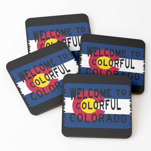 Item preview, Welcome To Colorful Colorado Flag Sign designed and sold by that5280lady.