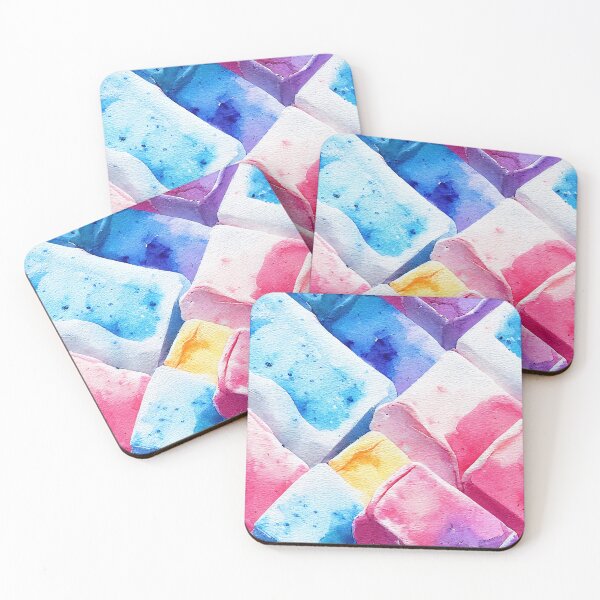 Item preview, Watercolor marshmallows pattern designed and sold by DottedLinePrint.