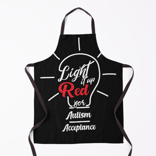 Item preview, Light it up red for autism acceptance designed and sold by Tiboga19.