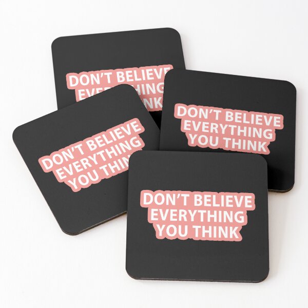 Item preview, Don’t Believe Everything You Think - Orange designed and sold by MOONINSPIRATION.
