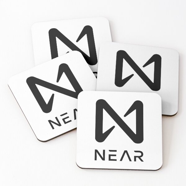 Item preview, Near Protocol NEAR Crypto Altcoin - Clean Stacked Black Logo Variant #2 designed and sold by CryptoMoods.