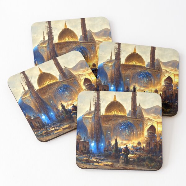 Item preview, Oriental golden city in the middle of desert designed and sold by NeteroShop.