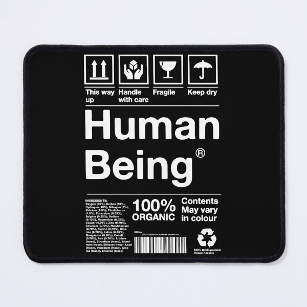 Item preview, Human Being Ingredients List designed and sold by realmatdesign.