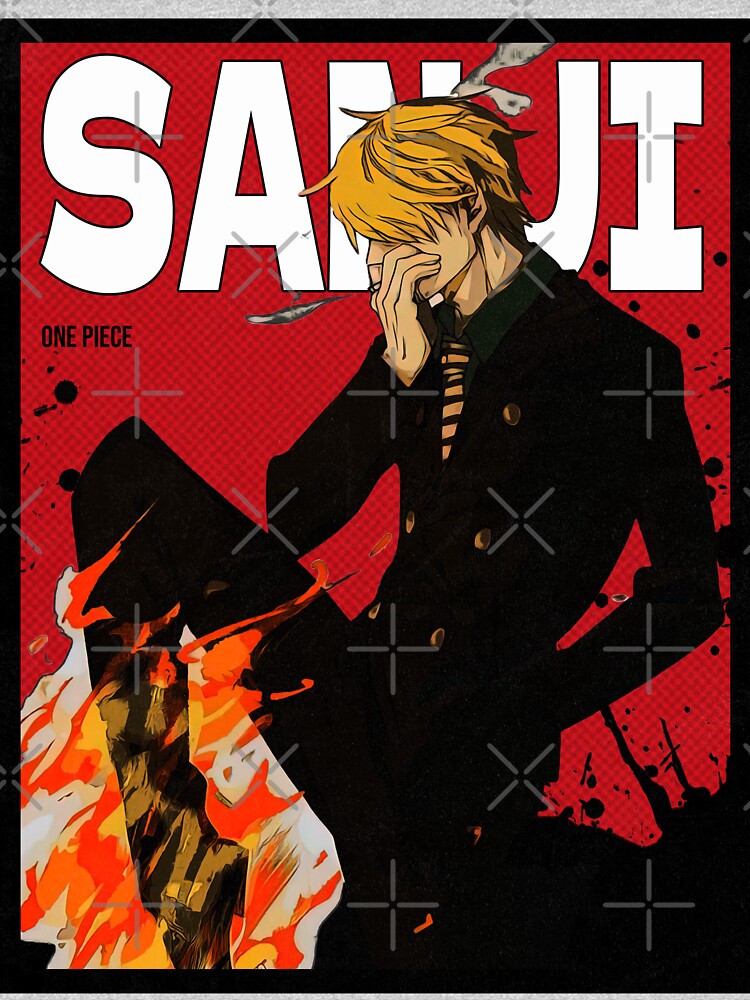 Vinsmoke Sanji One Piece Red Comic Design | Essential T-Shirt