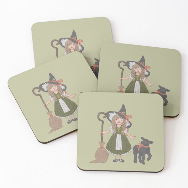 Item preview, Mimi the Cottage Witch Sticker (Simple Version) designed and sold by heleana.