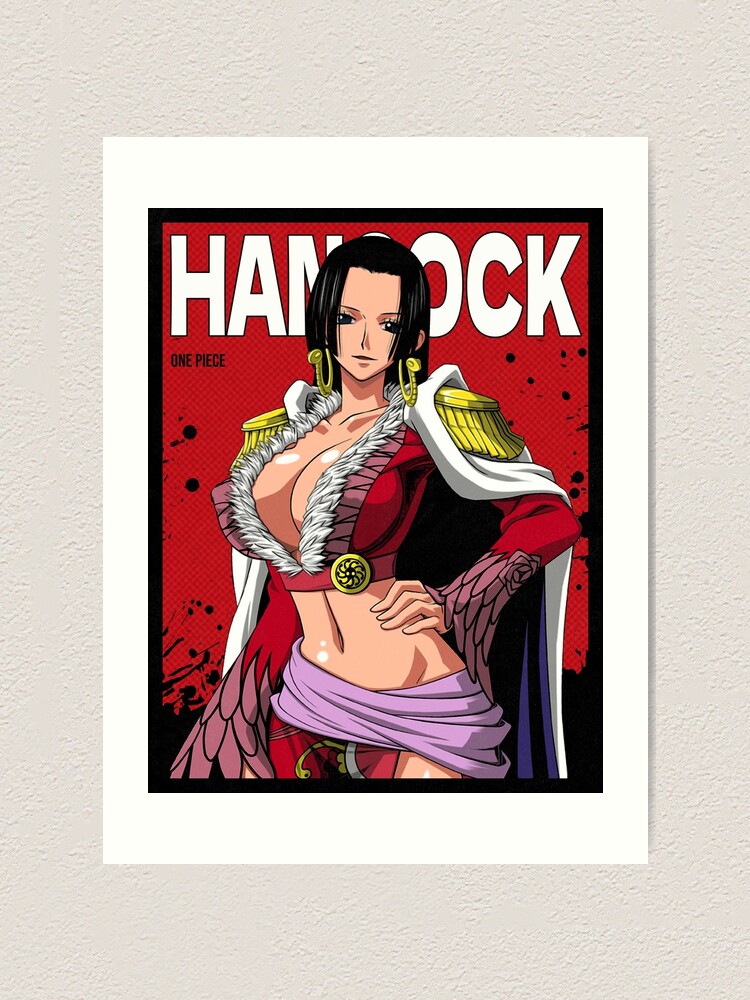 Boa Hancock One Piece Red Comic Design V2 Art Print For Sale By Ikaxii Redbubble 