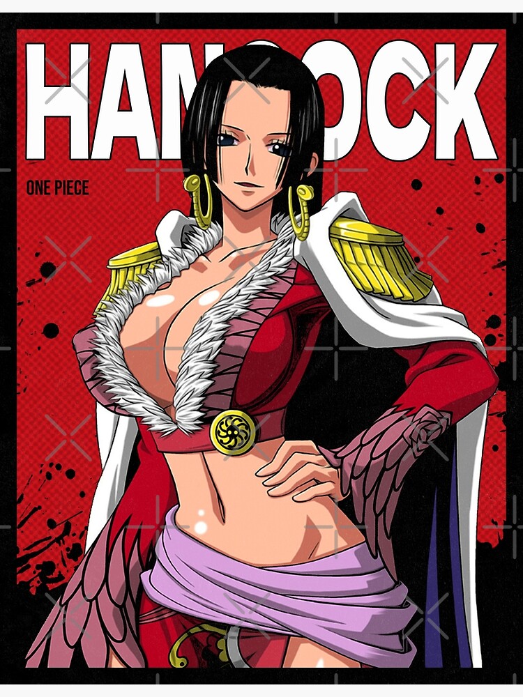 Boa Hancock One Piece Red Comic Design V2 Poster For Sale By Ikaxii Redbubble 
