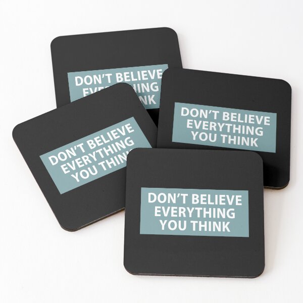 Item preview, Don’t Believe Everything You Think - Colorful designed and sold by MOONINSPIRATION.