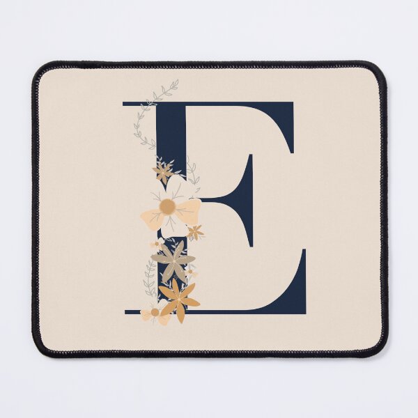 Item preview, Letter E monogram dark blue designed and sold by Bon-mots-jkd.