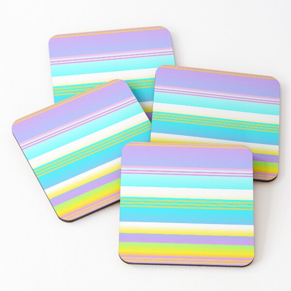 Item preview, Exotic color palette line pattern | exotic color combination designed and sold by lausn.
