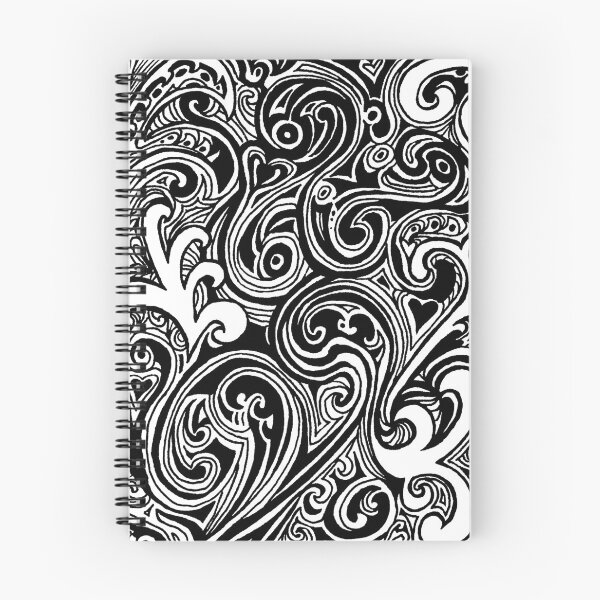 Item preview, Miniature Aussie Tangle 21 Pattern in Black designed and sold by Heatherian.