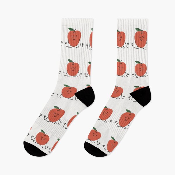 Item preview, Cute Funny Apple Yoga designed and sold by Haxino.