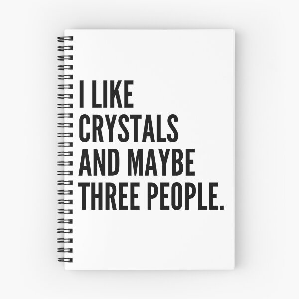 Item preview, I Like Crystals and Maybe Three People Sticker Tshirt Shirt  designed and sold by ProjectHippie.