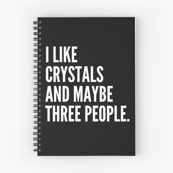 Item preview, I Like Crystals and Maybe Three People Sticker Tshirt Shirt  designed and sold by ProjectHippie.