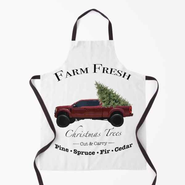 Item preview, Contemporary Red Truck Christmas Tree Farm designed and sold by BrittanyRathel.