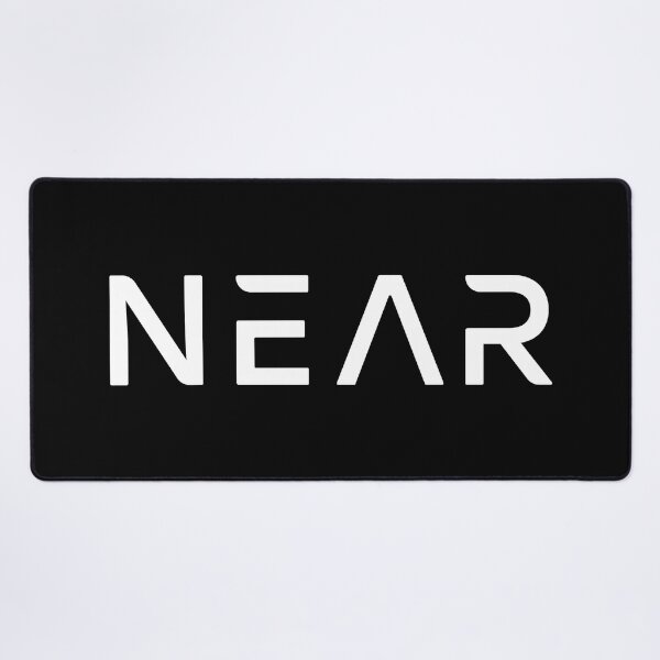 Item preview, Near Protocol NEAR Crypto Altcoin - Clean Horizontal White Text Logo Variant #1 designed and sold by CryptoMoods.