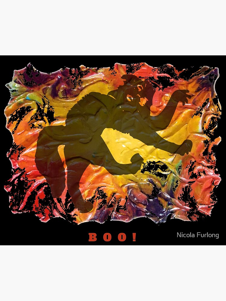 BOO! HALLOWEEN SCARY CAT by nicolafurlong
