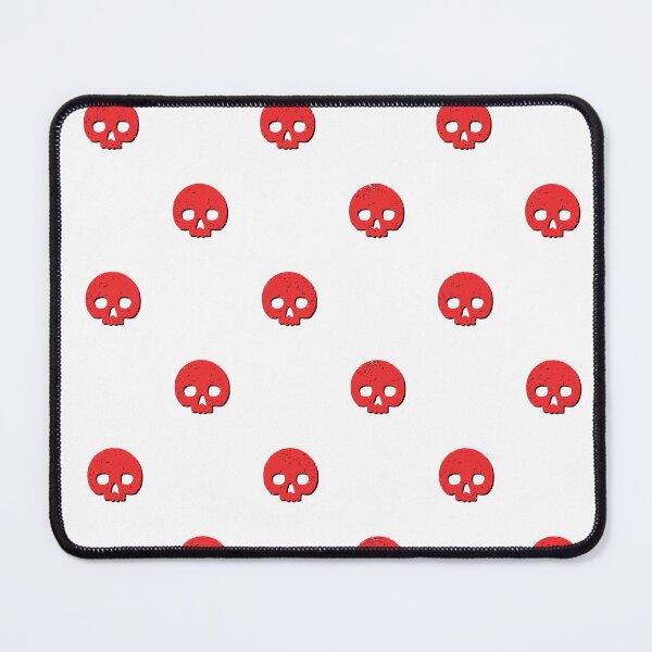 Item preview, Skull Dot White with Red designed and sold by AmeeMax.