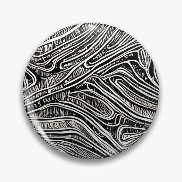 Item preview, Izivel Ifucomimaj - Abstract psychedelic black and white painting designed and sold by thecocotouchart.