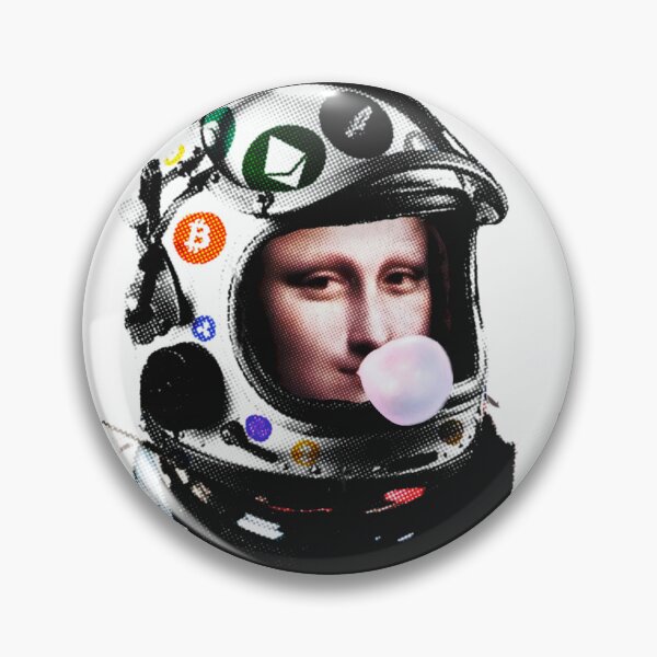 Item preview, Crypto Astronaut Moon-a Lisa | bubble gum   designed and sold by spinolator.