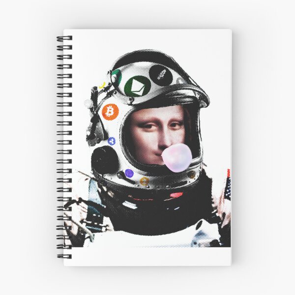 Item preview, Crypto Astronaut Moon-a Lisa | bubble gum   designed and sold by spinolator.