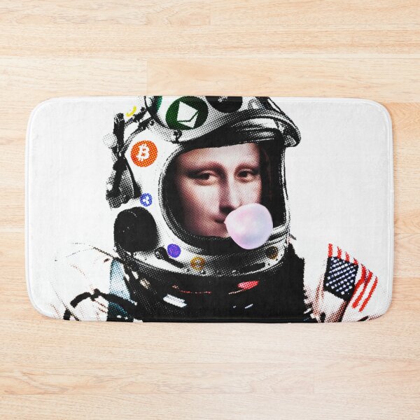 Item preview, Crypto Astronaut Moon-a Lisa | bubble gum   designed and sold by spinolator.