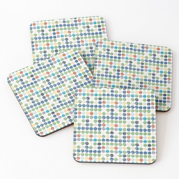 Item preview, Scribble Circle Patter Blue designed and sold by Seedelightful.