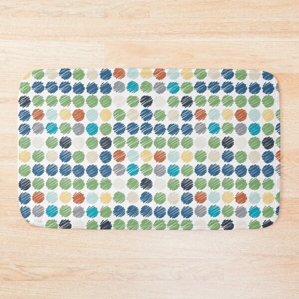 Item preview, Scribble Circle Patter Blue designed and sold by Seedelightful.