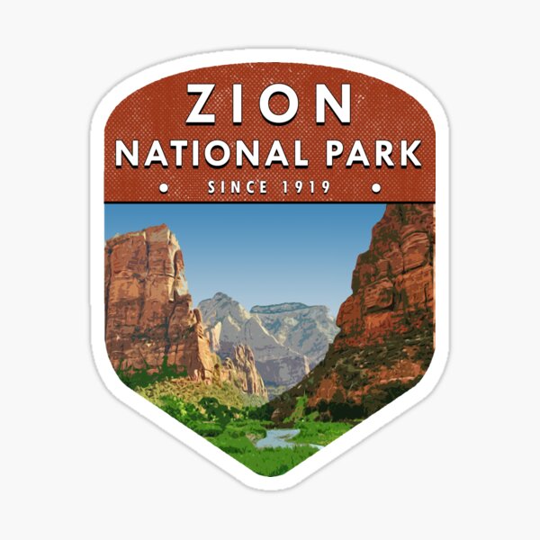 Zion Nationalpark 2 Sticker