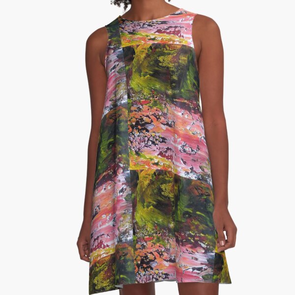 Faces in the Shadow by William Solis A-Line Dress